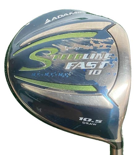 Adams Speedline Fast 10 Driver 10.5* Draw RH Grafalloy Senior Graphite New Grip