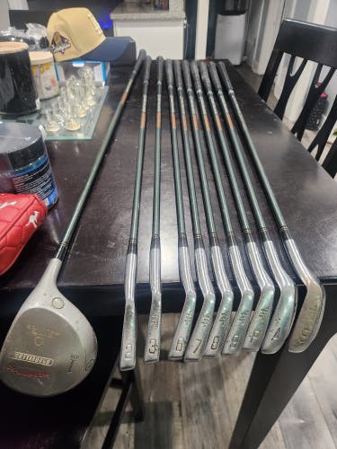 Vintage Men's 1993 CUBIC BALANCE Right Handed Clubs (Full Set) Stiff Flex 10 Pieces (Used)