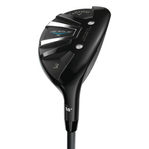 Callaway Rogue X 3 Hybrid 18* (Graphite Aldila Synergy 60 Stiff) Golf Club
