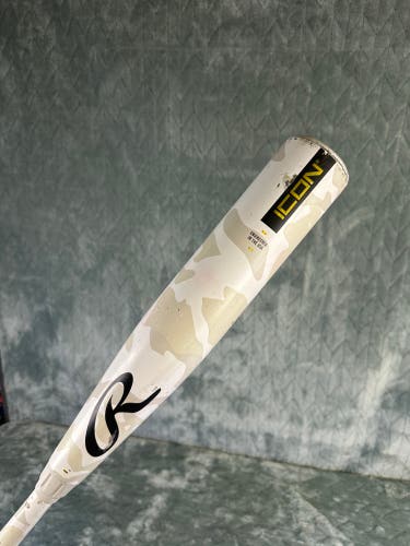 2025 Rawlings Icon Composite Bat USSSA Certified (-10) Composite 19 oz 29" (Used)