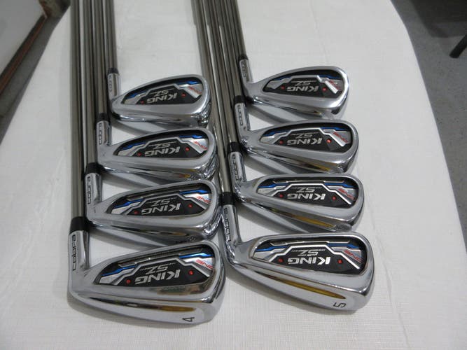 Cobra King Speedzone One Length Iron Set SZ - 4-PW, GW - Regular Flex Graphite