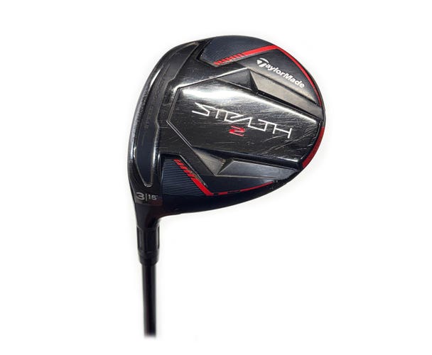 LH TaylorMade Stealth 2 15* 3 Wood Graphite Ventus TR 5-R Regular Flex