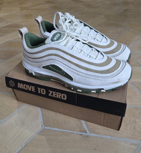 White Men's Size M 10.0 (W 11.0) Adult Nike Air Max 97 Shoes (New)