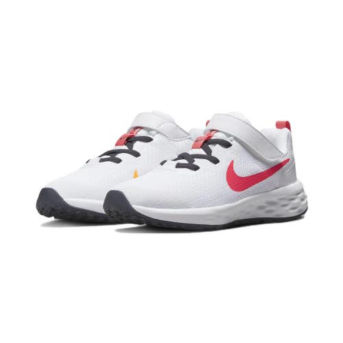 Nike Revolution 6 DD1095-101 Sneakers Kids US 2.5 White Running Shoes RHS9233
