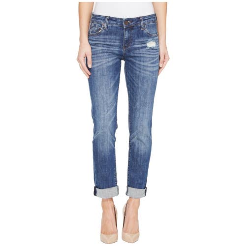 KUT from the Kloth Catherine Boyfriend Jeans Womens 14 Blue Denim Cotton GBO3084