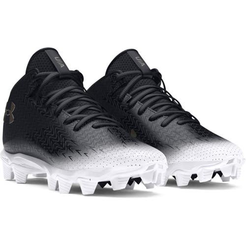 Under Armour Spotlight Franchise RM 4.0 Kids US 3 Black Football Cleats RHS9238
