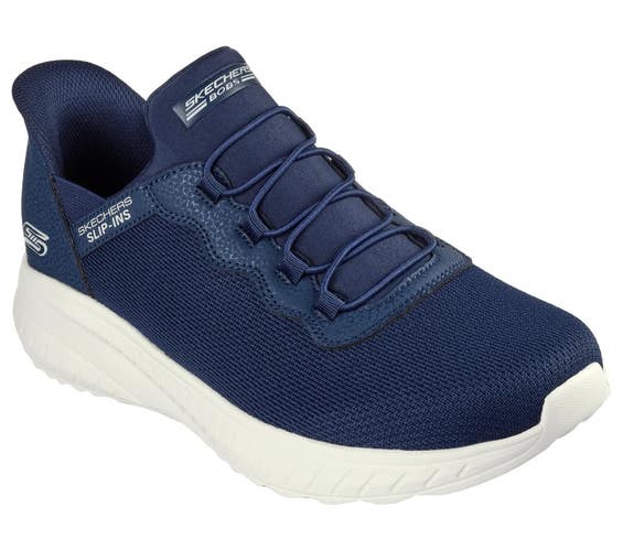BOBS by Skechers Sport Squad Chaos 118300-NVY Women 10 Navy Comfort Shoe RHS9281