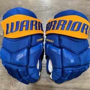 Buffalo Sabres Warrior Covert QRE Pro Gloves 13" Pro Stock (New)