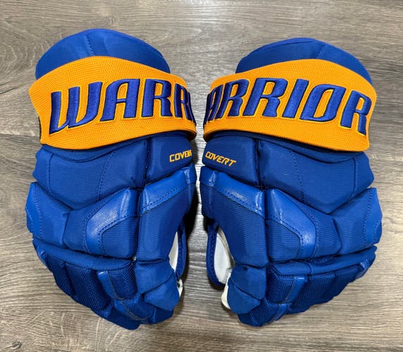 Buffalo Sabres Warrior Covert QRE Pro Gloves 13" Pro Stock (New)
