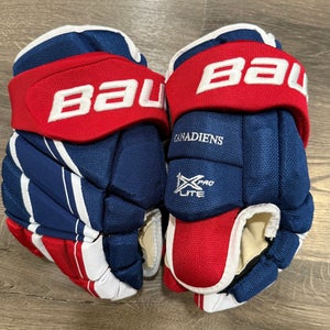 Montreal Canadiens Bauer Vapor 1X Lite Gloves 14" Pro Stock (New)