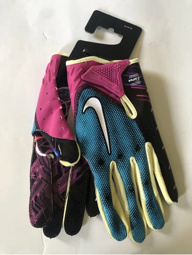 Nike Vapor Jet 7.0 Crucial Catch Football Receiver Gloves. Adult Medium New