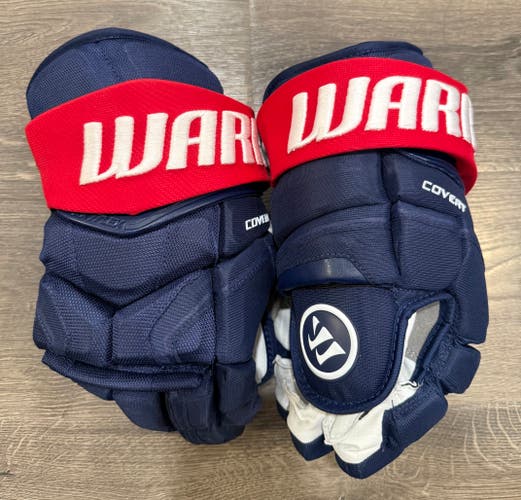 Washington Capitals Stadium Series Warrior Covert QRE Pro Gloves 14" Pro Stock (New)