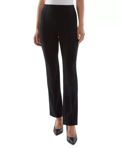 BCX Lounge Pants Women's XS Black Stretch Pintuck High Waisted Career PALL284