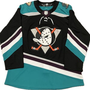 Anaheim Ducks Blank 25th Anniversary Adidas NHL Hockey Jersey Size 50