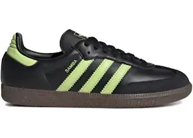 Size 9 - adidas Samba OG Black Pulse Lime (Women's) **NO BOX** JS1387