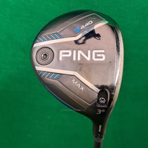 Ping G440 MAX 15 Fairway Wood 3 Mitsubishi Tensei 1K Blue 65 Stiff w/ HC