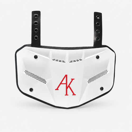 New Adult American Konnection AK Speed Football Backplate - White