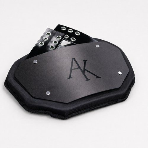 New Adult American Konnection (AK) Skill Football Backplate - Black