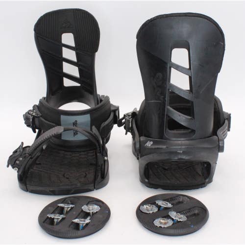 K2 Sonic Snowboard Bindings - Size Large (Fits US Size 8 - 12) Used