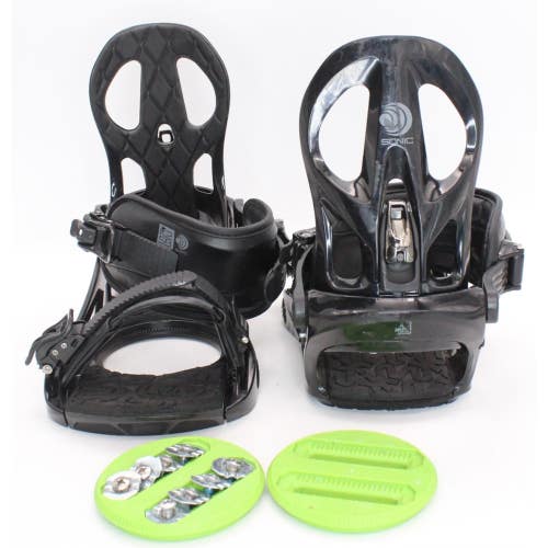 K2 Sonic Snowboard Bindings - Size Large (Fits US Size 8 - 12) Used