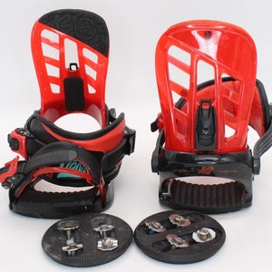 K2 Vandal Snowboard Bindings - Size Small (Fits US Size 2 - 5) Used