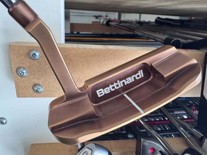 Bettinardi Queen B #12 Bronze Finish 35" Blade Putter Blue Grip 1703