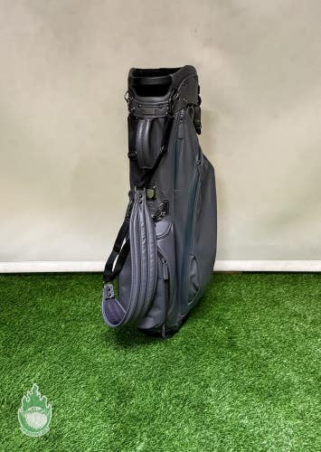 Used Titleist Golf Cart/Carry Stand Bag 4-Way Divided Grey Linkslegend Series