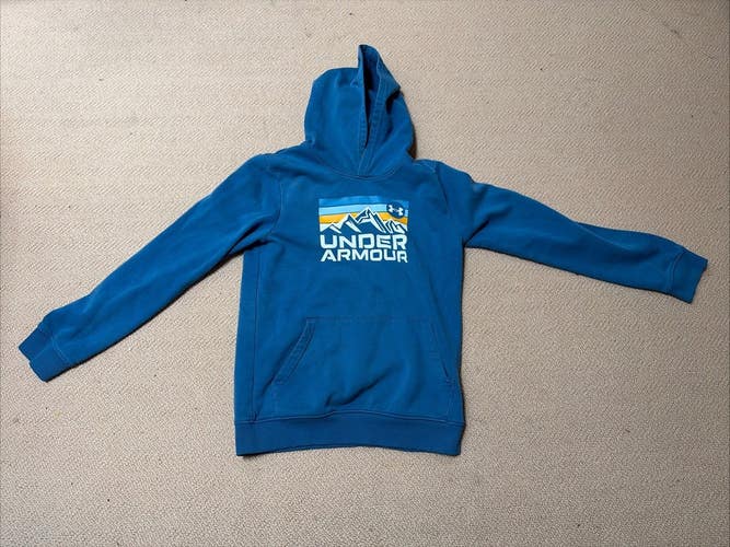 Under Arnour Sweatshirt, Blue, Youth Large