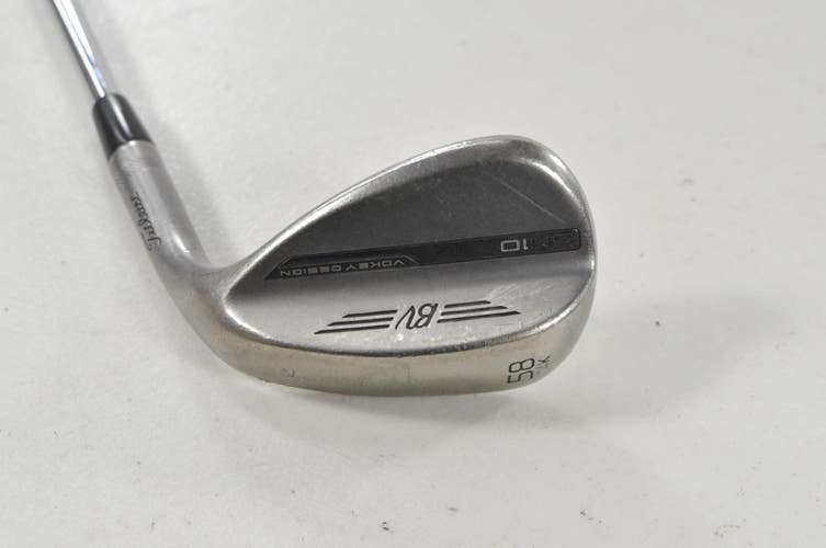 Titleist Vokey SM10 Nickel 58*-14K Wedge Right BV Wedge Flex Steel #225475