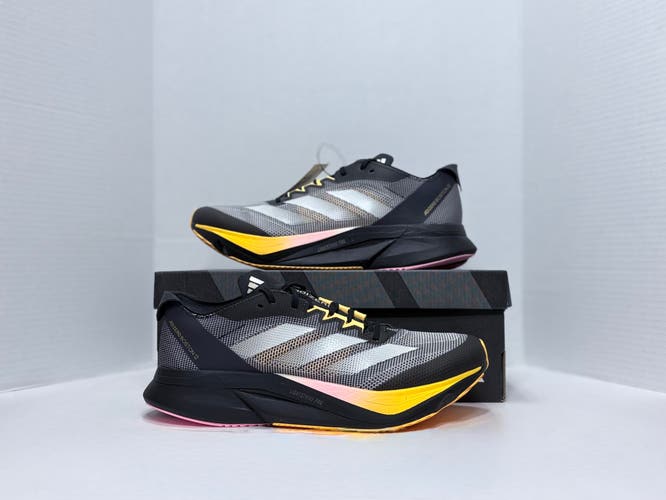Black Men's Size M 10.0 (W 11.0) Adult Adidas Adizero Boston 12 M Shoes (New) Running racing IF9212