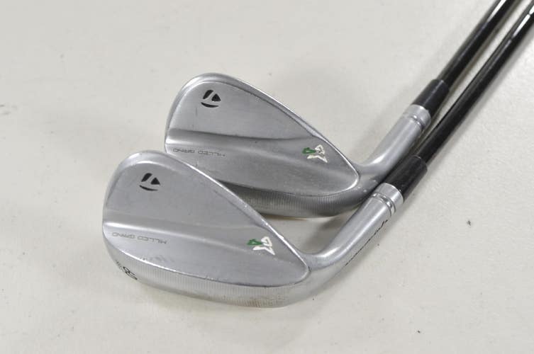 LEFT HANDED TaylorMade Milled Grind 4 Satin 56*, 60* Wedge Set KBS Steel #225471