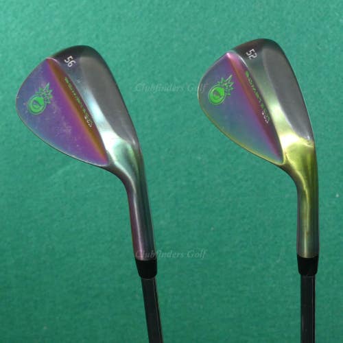 Bombtech Golf Limited Edition Volcano Torched 52 Gap & 56 Sand Wedges SET OF 2