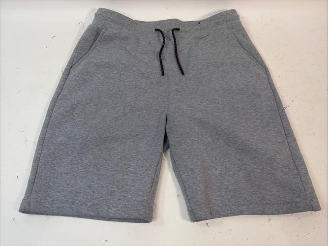 Southpole Sweat Shorts, Grey, 9", Large