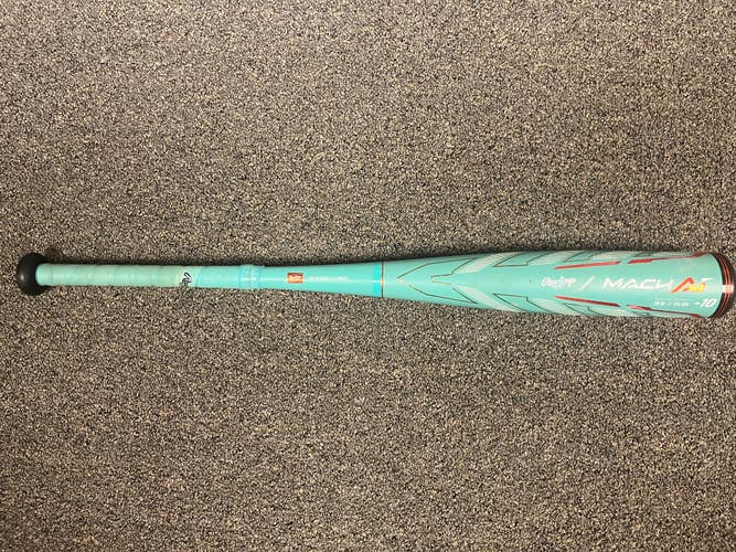 2024 Rawlings Mach AI USSSA Certified Bat (-10) 19 oz 29" (Used)
