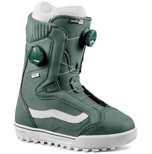 NEW Women's Vans Encore Pro Snowboard Boots - Size Women's 7.5 / Men's 6.5 (Duck Green / Black)