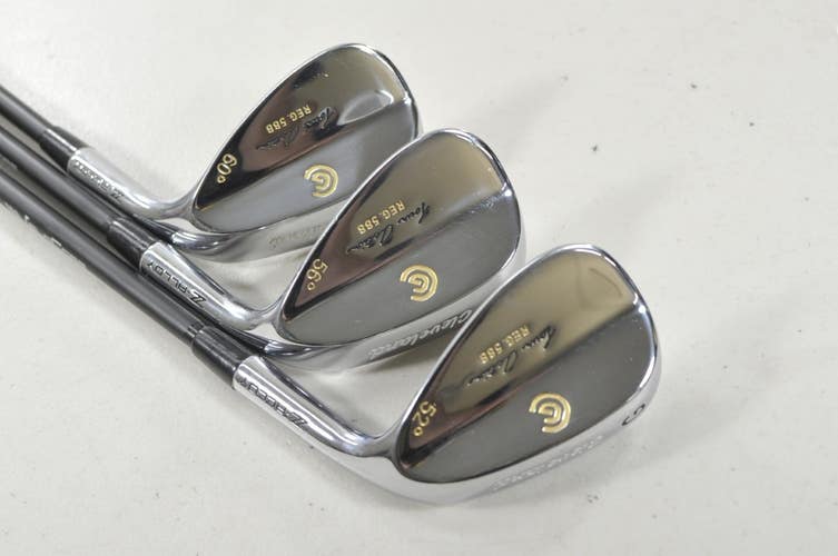 Cleveland 588 Tour Action Limited 2026 GW,SW,LW Wedge Set Axiom VeloCore #225336