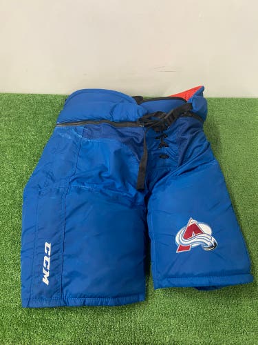 CCM HP45 Hockey Pants Colorado Avalanche Pro Stock | Senior Size Large