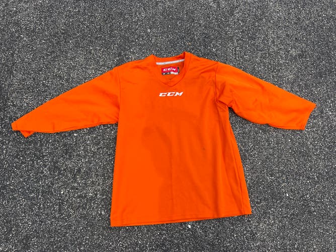 Orange Small / Medium Kids Unisex CCM Jersey (Used)