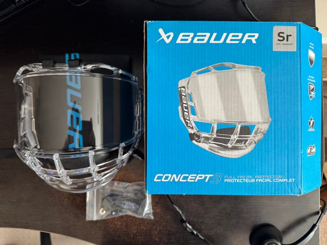 Large Bauer Concept 3 Full Shield (New)