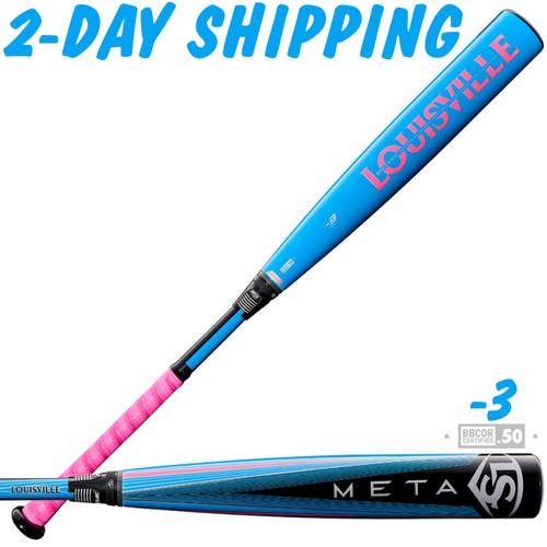 NEW 2026 "Bat Day" Meta 34"/31 oz Louisville Slugger (-3) BBCOR Composite Bat | Limited Coloway