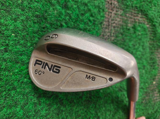 Ping Black Dot M/B 60 Degree Lob Wedge LW Steel Shaft