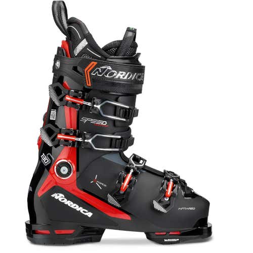 NEW 2024 Nordica Speedmachine 3 130 S GW Ski Boots - Size 29.5 - Black/Red/Anthracite