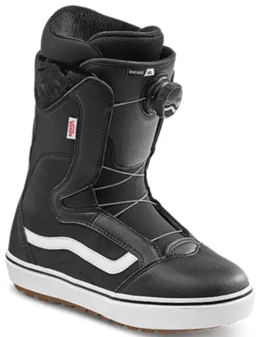 NEW 2023 Vans Women's Encore OG Snowboard Boots - Black/White (Size 11.0)