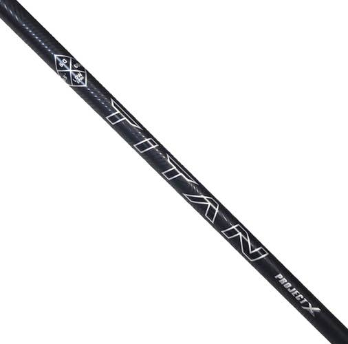 NEW Project X Titan Black 6.0 60 Driver Shaft Stiff Flex w/ Titleist GTS Adapter