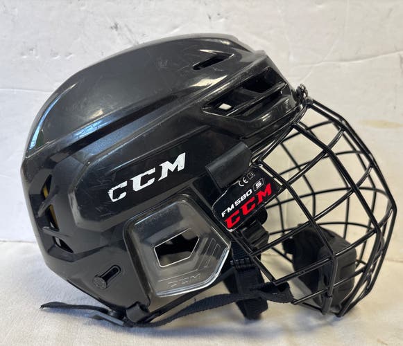 Small  (6 3/8-7 51-56 cm)CCM Tacks 310 Helmet  (Used) FM580 small face cage