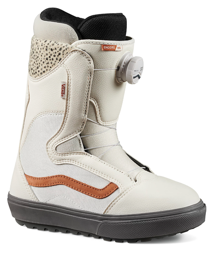 NEW 2023 Vans Women's Encore OG Snowboard Boots - Marshmallow/Pewter (Size W 6.0)