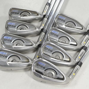 LEFT HANDED Ping G Series 4-W,UW Iron Set Regular Flex Yellow Dot Steel #224533