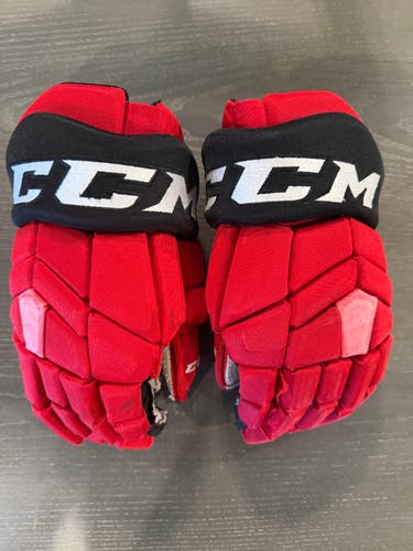 CCM HGTK Tacks Pro Stock Hockey Gloves 14” DEVILS 6275