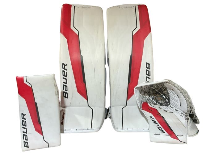 Drew Commesso Bauer Shadow Goalie Full Set Blackhawks Pro Stock 35” (Used) 3329