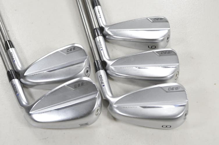 Ping i530 6-W Iron Set Stiff Flex Blue Dot RH SteelFiber 80g +1" #224990